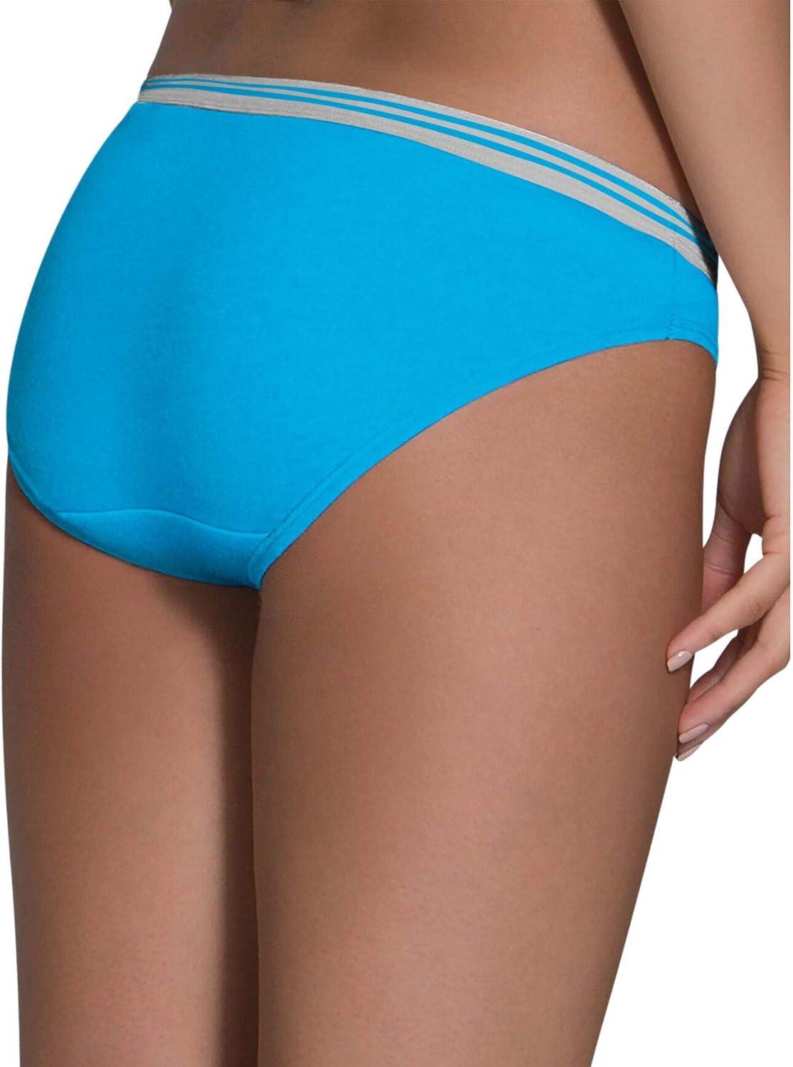 imageFruit of the Loom Womens Eversoft Cotton Hipster Underwear Tag Free ampamp Breathable Available in Plus SizeCotton Blend  Low Rise  6 Pack  PinkPurpleGrey