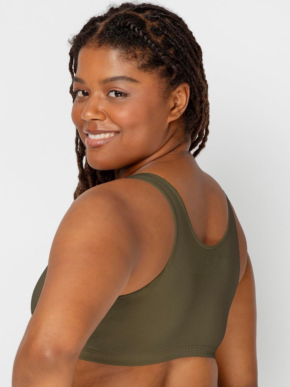 imageFruit of the Loom Womens MultiPack Tank Top Style Sports BraBlackHeather GreyOlivePurpleLilacDusk