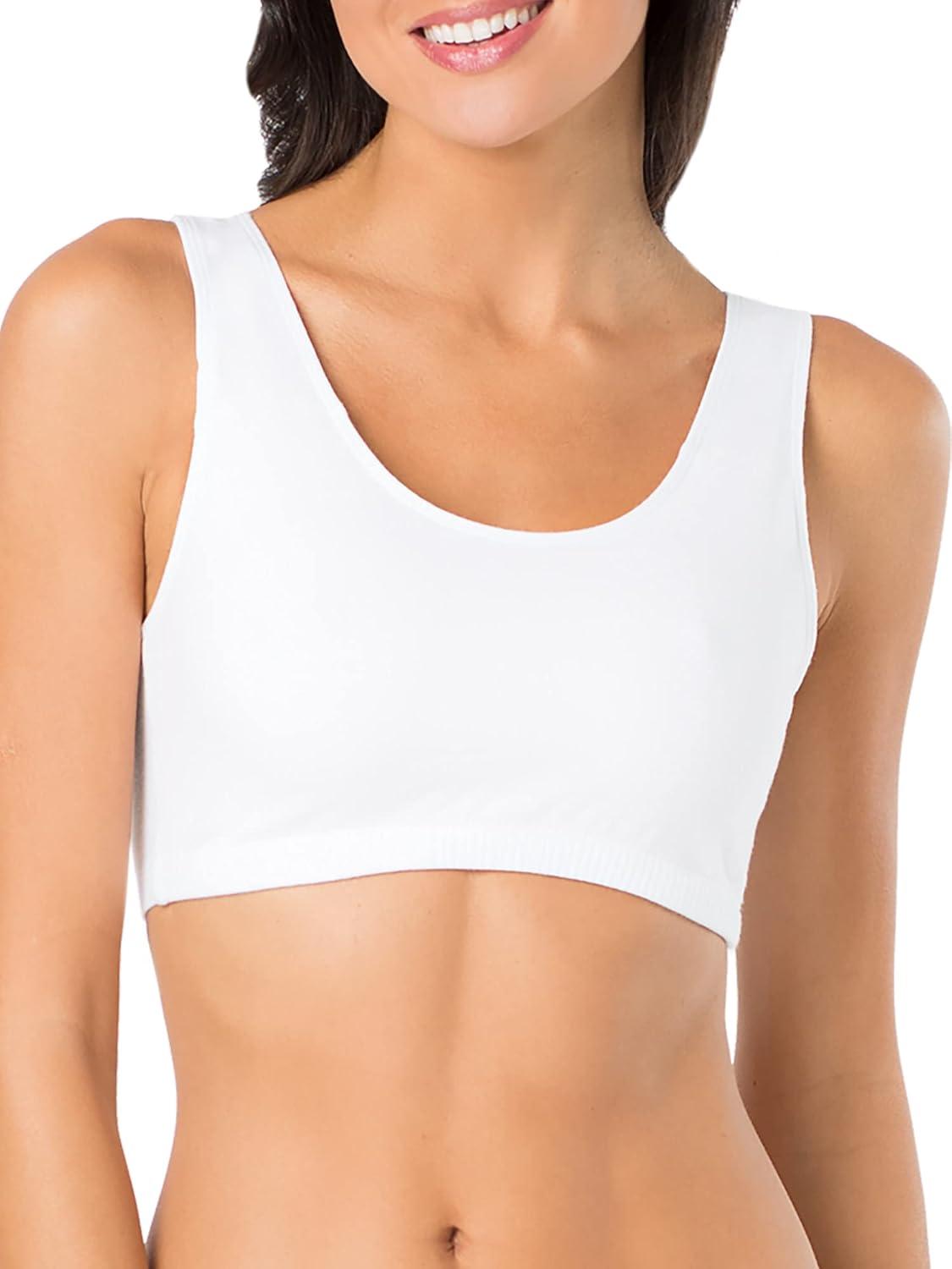 imageFruit of the Loom Womens MultiPack Tank Top Style Sports BraGreyRed BuffaloBlackWhite