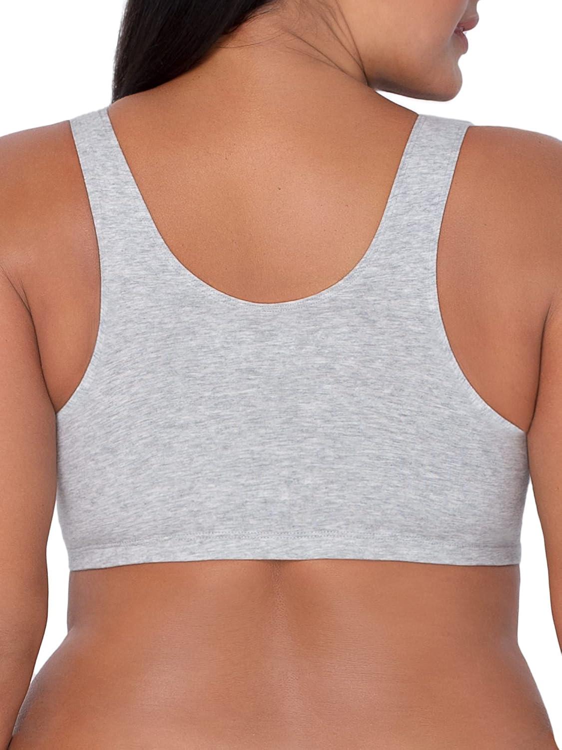 imageFruit of the Loom Womens MultiPack Tank Top Style Sports BraGreyRed BuffaloBlackWhite