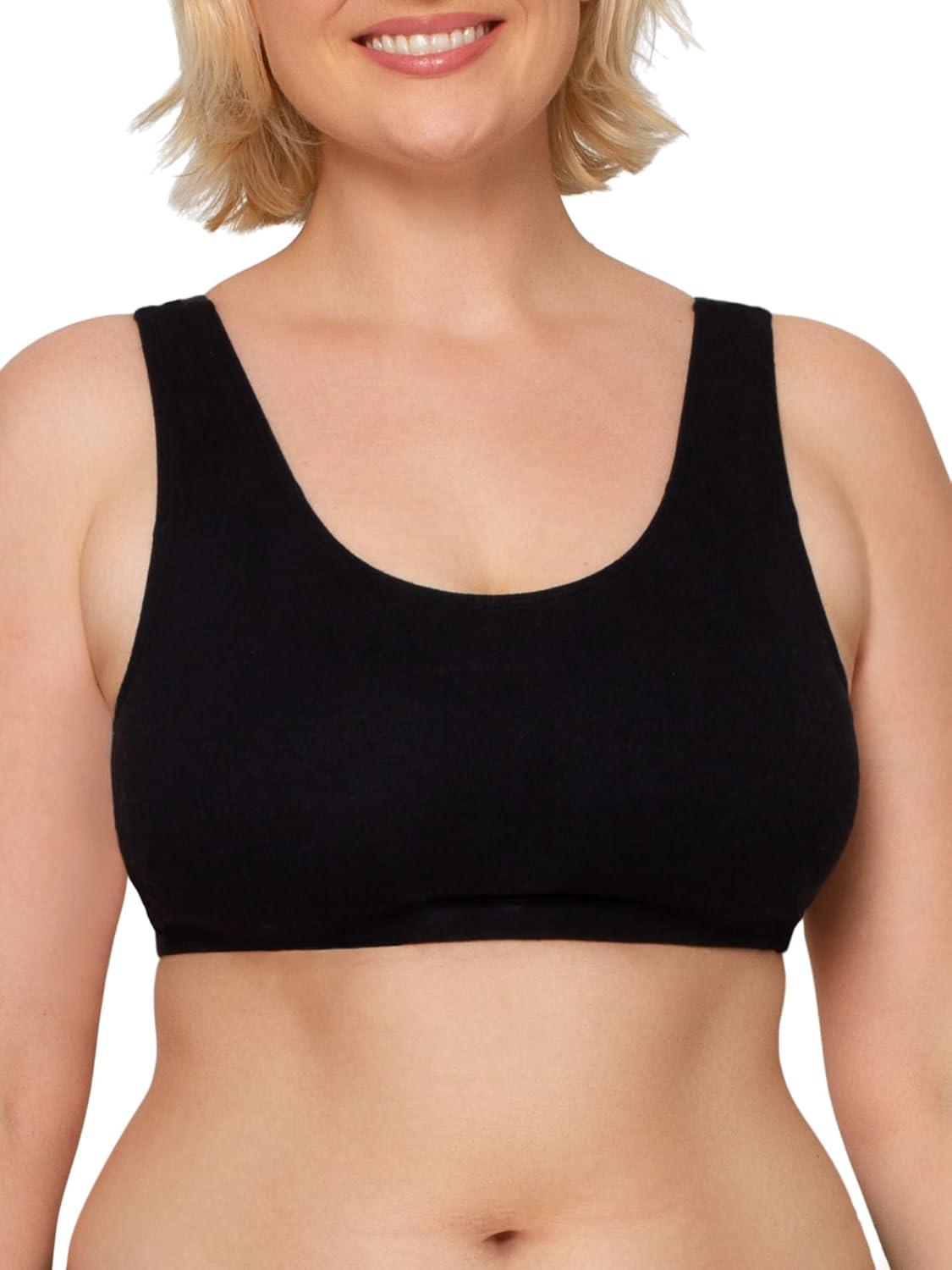 imageFruit of the Loom Womens MultiPack Tank Top Style Sports BraGreyRed BuffaloBlackWhite
