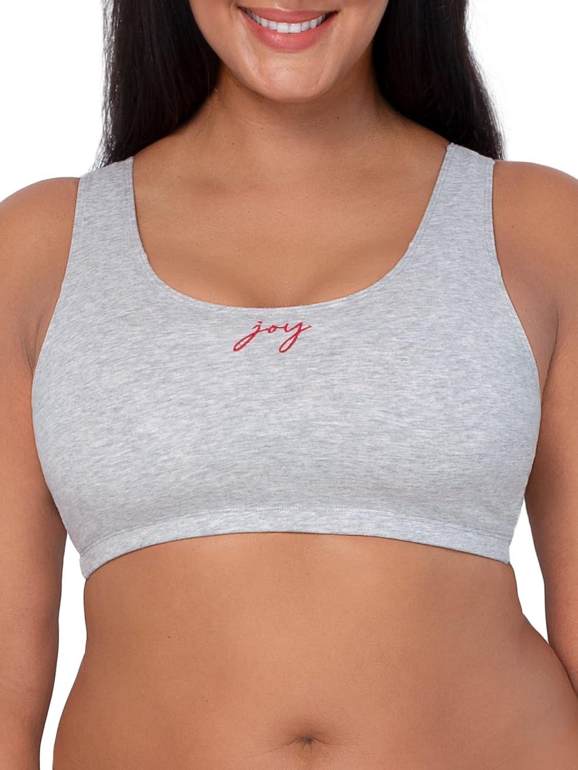 imageFruit of the Loom Womens MultiPack Tank Top Style Sports BraGreyRed BuffaloBlackWhite