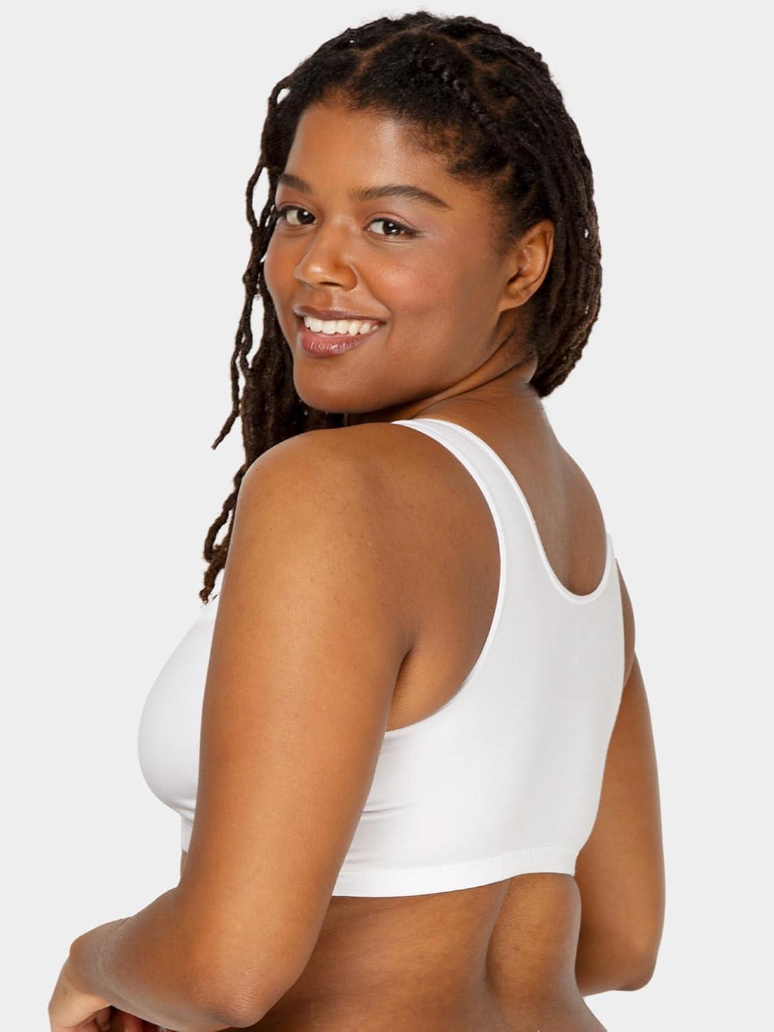 imageFruit of the Loom Womens MultiPack Tank Top Style Sports BraHeath G W Blk White Black