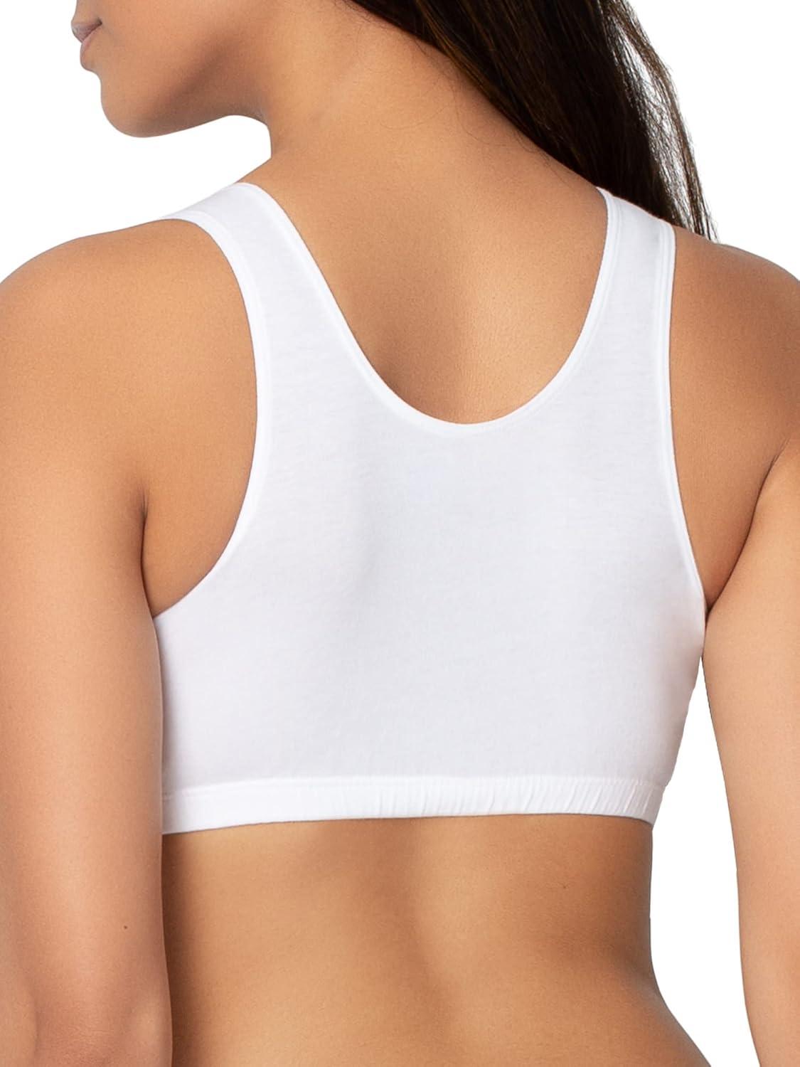 imageFruit of the Loom Womens MultiPack Tank Top Style Sports BraKaleidescopeCharcoal HeatherPunchy PeachWhite