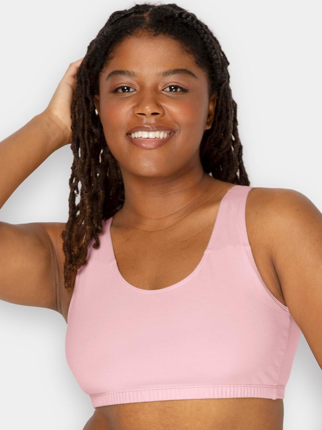 imageFruit of the Loom Womens MultiPack Tank Top Style Sports BraSandWhiteHeather GreyBlackBlushCharcoal
