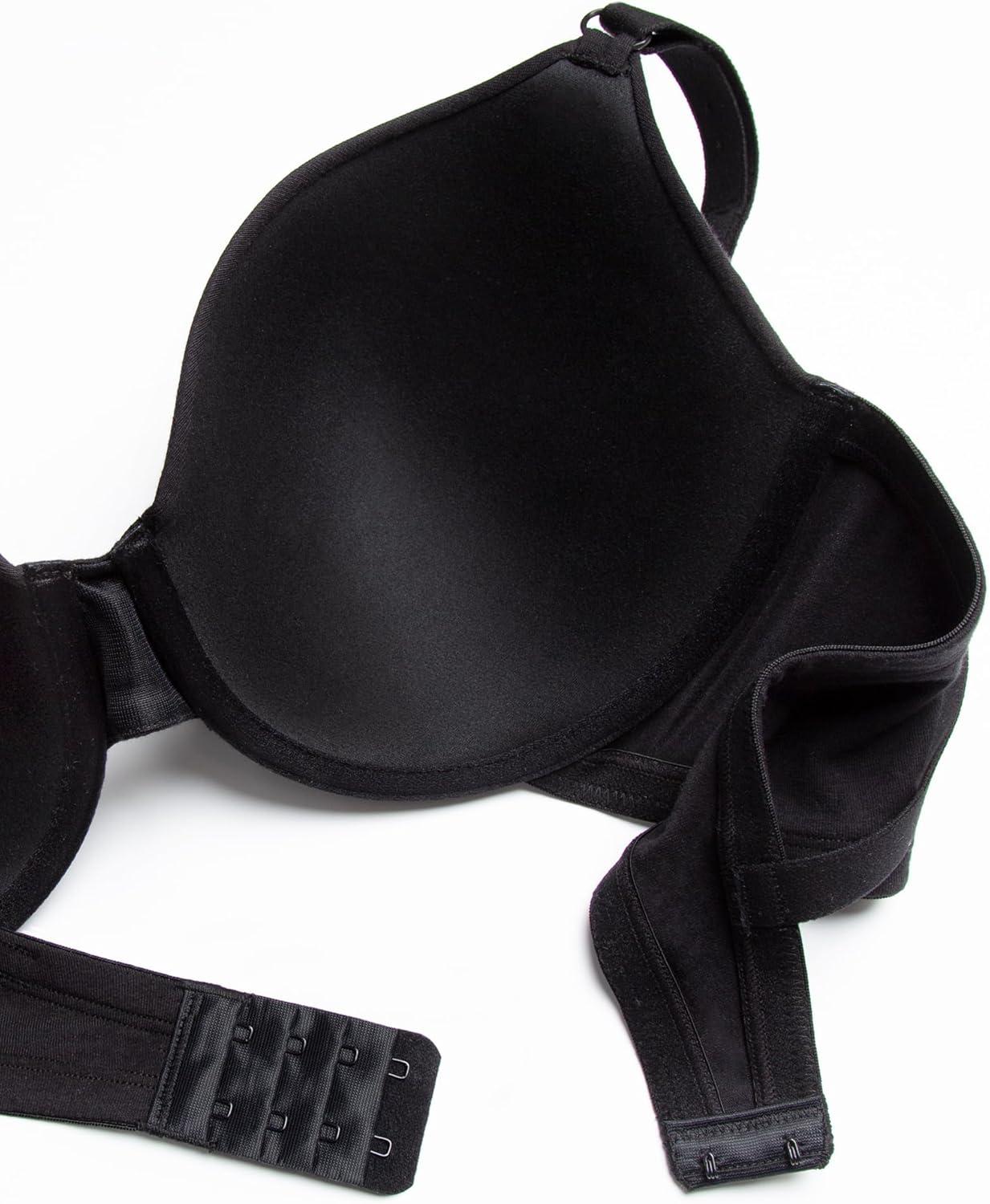 imageFruit of the Loom Womens Smooth Cotton TShirt Bra Pack  UltraSoft Flexible and Invisible Under TeesLilac WhisperPurple VelvetBlack