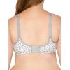 imageFit For Me By Fruit of the Loom Womens Plus Size Cotton Unlined Underwire BraPinchFree Straps  Side and Back SmoothingLeopard Smoke