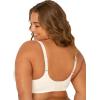 imageFit For Me By Fruit of the Loom Womens Plus Size Cotton Unlined Underwire BraPinchFree Straps  Side and Back SmoothingPristine