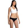 imageFruit of the Loom Womens Eversoft Cotton Underwear Multipacks Tag Free ampamp Breathable Available in Plus SizeBikini  Black