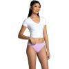 imageFruit of the Loom Womens Eversoft Cotton Underwear Multipacks Tag Free ampamp Breathable Available in Plus SizeBikini  PinkNavyWhite