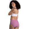imageFruit of the Loom Womens Eversoft Cotton Underwear Multipacks Tag Free ampamp Breathable Available in Plus SizeHi Cut  NavyWhitePink
