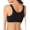 imageFruit of the Loom Womens MultiPack Tank Top Style Sports BraBlackWhiteHeather Grey