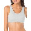 imageFruit of the Loom Womens MultiPack Tank Top Style Sports BraBlackWhiteHeather Grey