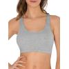 imageFruit of the Loom Womens MultiPack Tank Top Style Sports BraBlue Gem Heather With BlackWhiteGrey