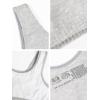 imageFruit of the Loom Womens MultiPack Tank Top Style Sports BraCornflowerblueGreyBlack