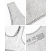 imageFruit of the Loom Womens MultiPack Tank Top Style Sports BraCottage StripesSkipper BlueGrey HeatherWhite