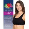 imageFruit of the Loom Womens MultiPack Tank Top Style Sports BraHeath G W Blk White Black
