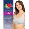 imageFruit of the Loom Womens MultiPack Tank Top Style Sports BraHeather BlueWhiteHeather Grey