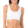imageFruit of the Loom Womens MultiPack Tank Top Style Sports BraPin DotPopsicle PinkWhite