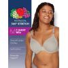 imageFruit of the Loom Womens Smooth Cotton TShirt Bra Pack  UltraSoft Flexible and Invisible Under TeesDesert DuskGrey HeatherOlive