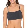 imageFruit of the Loom Womens Spaghetti Strap Cotton Sports BraAllDay ComfortBlackHeather GreyCharcoal