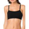 imageFruit of the Loom Womens Spaghetti Strap Cotton Sports BraAllDay ComfortBlushing RoseWhiteBlack Hue