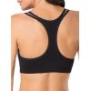 imageFruit of the Loom Womens Spaghetti Strap Cotton Sports BraAllDay ComfortGrey With BlackWhiteBlack