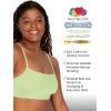 imageFruit of the Loom Womens Spaghetti Strap Cotton Sports BraAllDay ComfortLentilAruba BlueDutch Blue