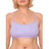 imageFruit of the Loom Womens Spaghetti Strap Cotton Sports BraAllDay ComfortLilac WhisperWhiteGrey Heather