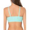 imageFruit of the Loom Womens Spaghetti Strap Cotton Sports BraAllDay ComfortMint ChipWhiteGrey Heather