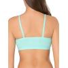 imageFruit of the Loom Womens Spaghetti Strap Cotton Sports BraAllDay ComfortMint ChipWhiteGrey Heather