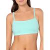 imageFruit of the Loom Womens Spaghetti Strap Cotton Sports BraAllDay ComfortMint ChipWhiteGrey Heather