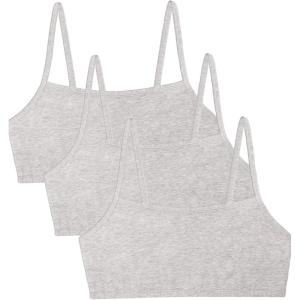 imageFruit of the Loom Womens Spaghetti Strap Cotton Sports BraAllDay ComfortGreyGreyGrey