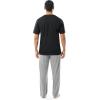imageFruit of the Loom Mens 2Piece Jersey Knit Pajama SetBlackGrey Heather