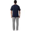 imageFruit of the Loom Mens 2Piece Jersey Knit Pajama SetNavyGrey Heather