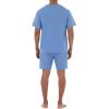 imageFruit of the Loom Mens Broadcloth Short Sleeve Pajama SetFrench Blue