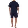 imageFruit of the Loom Mens Broadcloth Short Sleeve Pajama SetMidnight Blue