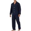 imageFruit of the Loom Mens Broadcloth Short Sleeve Pajama SetNavy