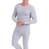 imageFruit of the Loom Mens Classic Midweight Waffle Thermal Underwear Bottoms 1 ampamp 2 PacksLight Grey Heather 1pack