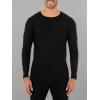 imageFruit of the Loom Mens Classic Midweight Waffle Thermal Underwear Crew TopBlack