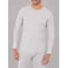 imageFruit of the Loom Mens Classic Midweight Waffle Thermal Underwear Crew TopGrey Heather