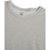 imageFruit of the Loom Mens Classic Midweight Waffle Thermal Underwear Crew TopLight Grey Heather