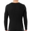 imageFruit of the Loom Mens Classic Midweight Waffle Thermal Underwear Crew TopLight Grey HeatherBlack Soot 2 Pack