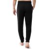 imageFruit of the Loom Mens Jersey Knit Jogger Sleep Pant 1 and 2 PacksBlack