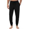 imageFruit of the Loom Mens Jersey Knit Jogger Sleep Pant 1 and 2 PacksBlackGrey Heather