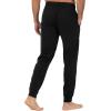 imageFruit of the Loom Mens Jersey Knit Jogger Sleep Pant 1 and 2 PacksBlackGrey Heather