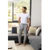 imageFruit of the Loom Mens Jersey Knit Jogger Sleep Pant 1 and 2 PacksGrey Heather