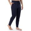 imageFruit of the Loom Mens Jersey Knit Jogger Sleep Pant 1 and 2 PacksNavy