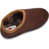 imageFruit of the Loom Mens Memory Foam Slippers  Microsuede Clogs  IndoorOutdoor Machine Washable Zapatillas CmodasBrown