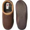 imageFruit of the Loom Mens Memory Foam Slippers  Microsuede Clogs  IndoorOutdoor Machine Washable Zapatillas CmodasBrown